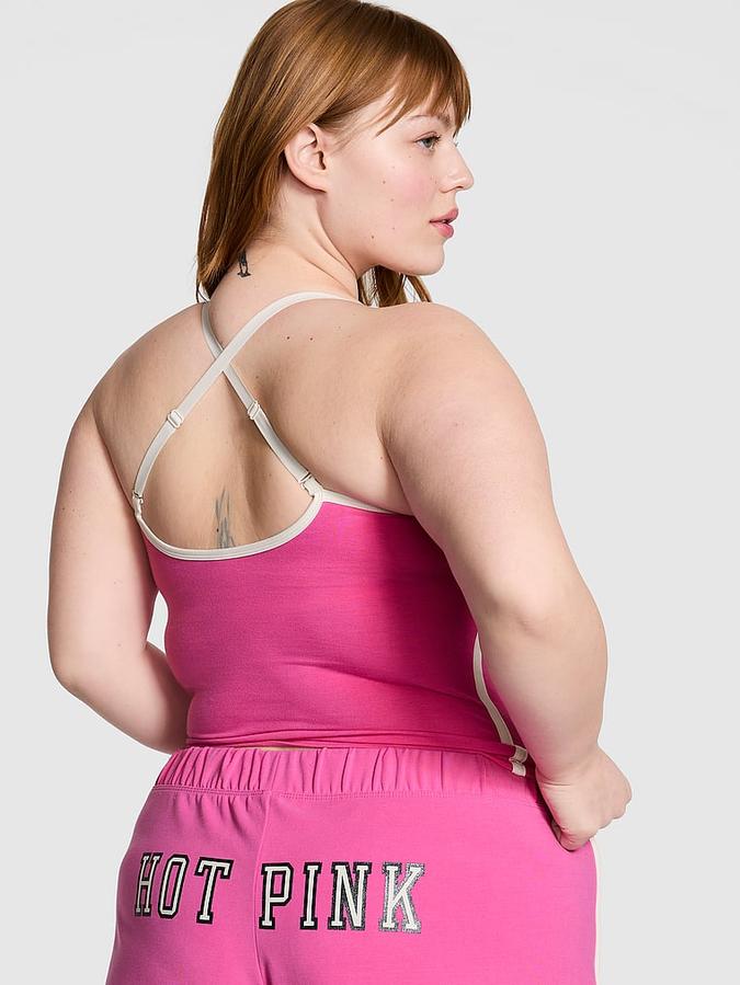 All-Day Cotton Square-Neck Tank Top image number 1