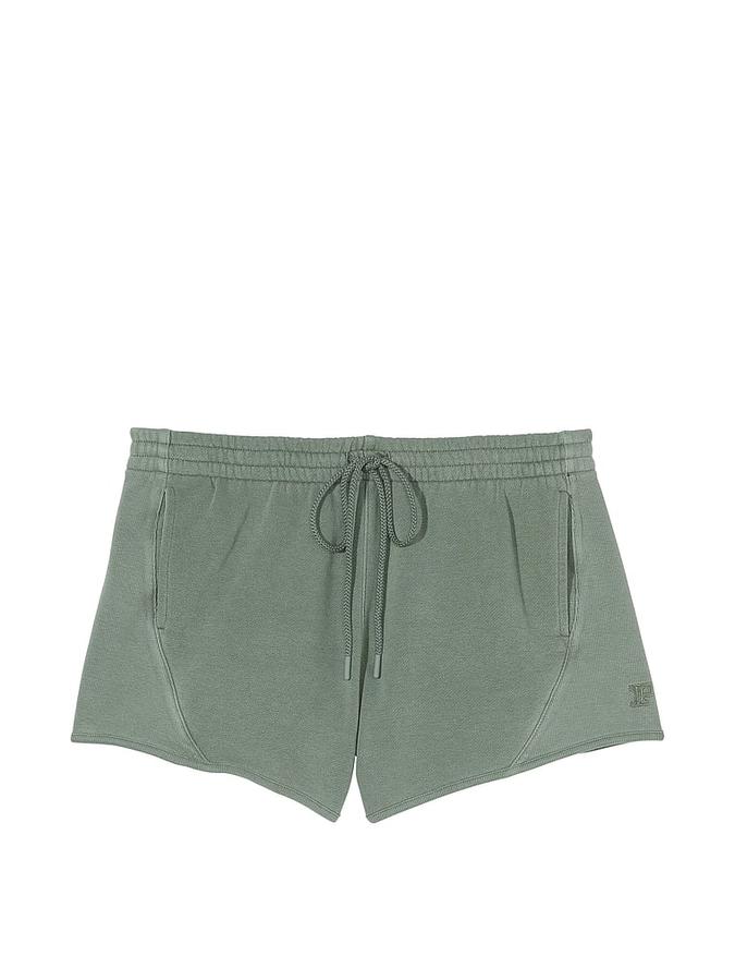 Ivy Fleece Curved Hem Shorts image number 2