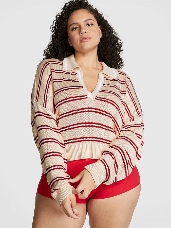 Cambridge Knit Prep Polo Sweater image number 0