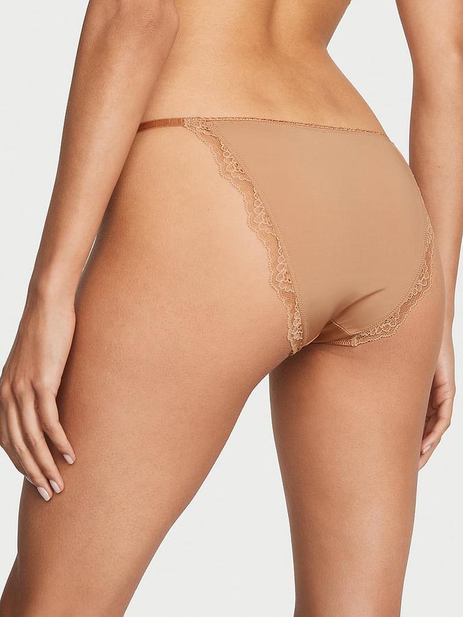 Smooth & Lace String Bikini Panty image number 1