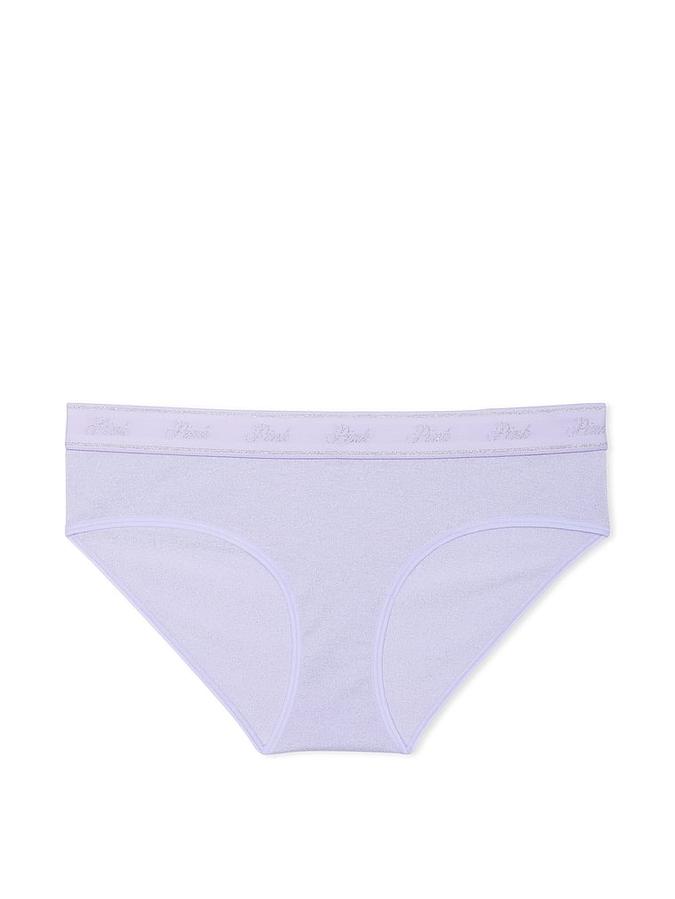 Logo Cotton Shimmer Hiphugger Panty image number 2