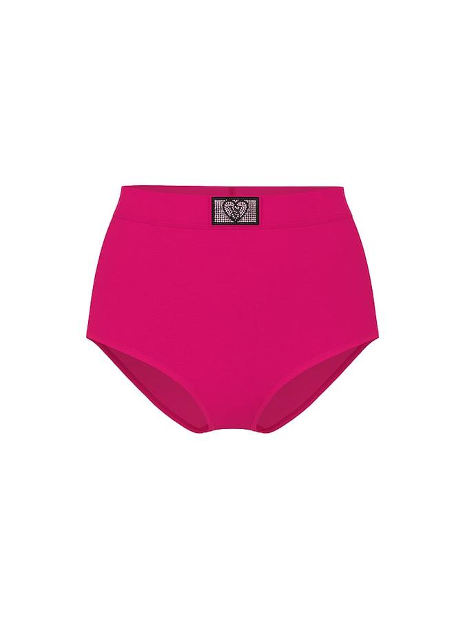 Logo Cotton Heart Shine Patch Modern Brief Panty image number 2