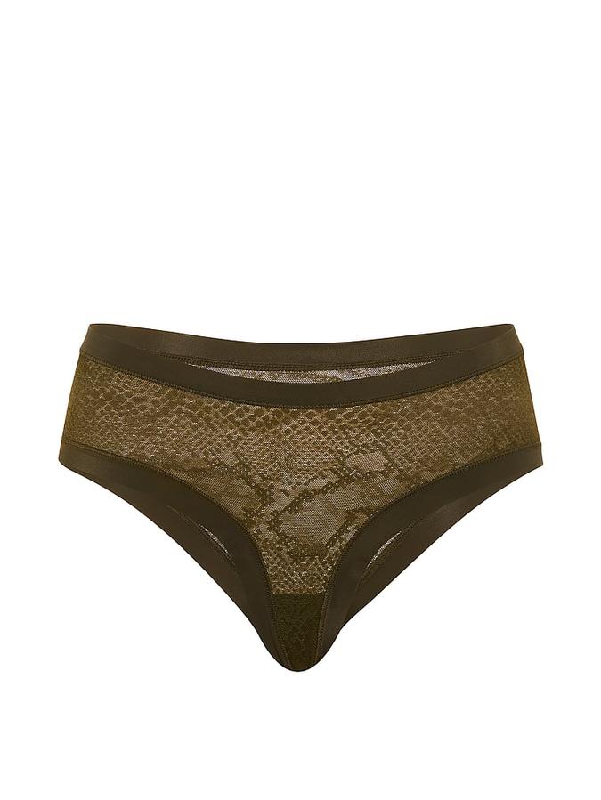 No-Show Snake Mesh Cheeky Panty image number 2