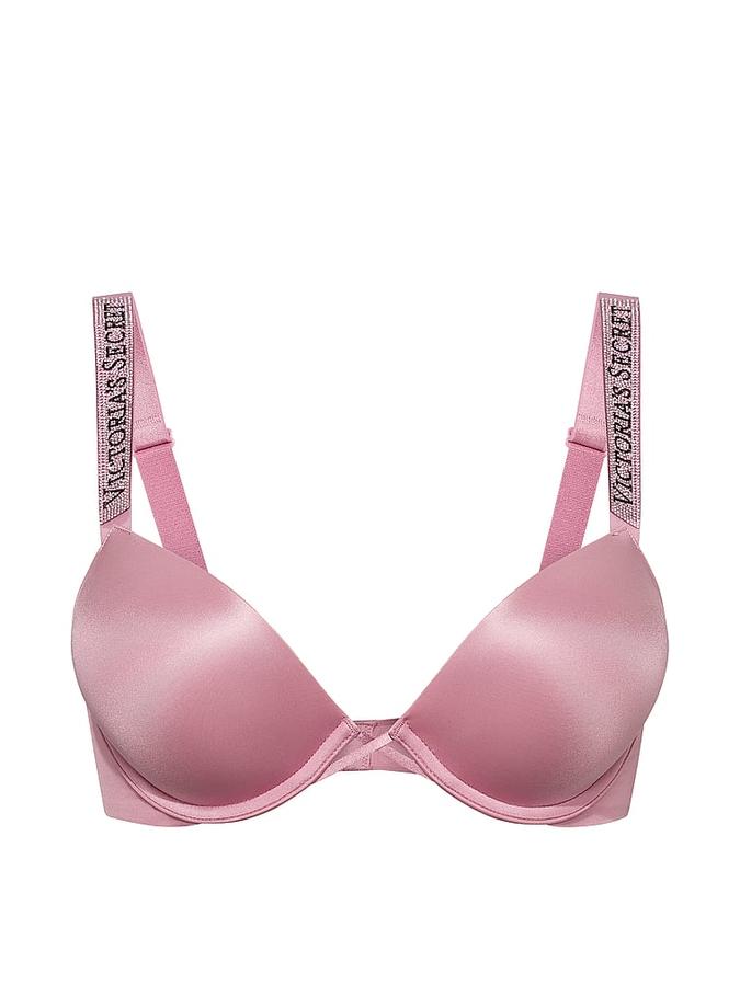 Bombshell Logo Shine Strap Add-2-Cups Push-Up Bra image number 2
