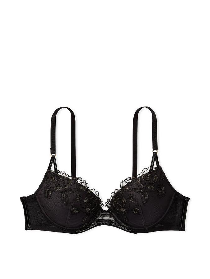 Rose Embroidery Push-Up Bra image number 2