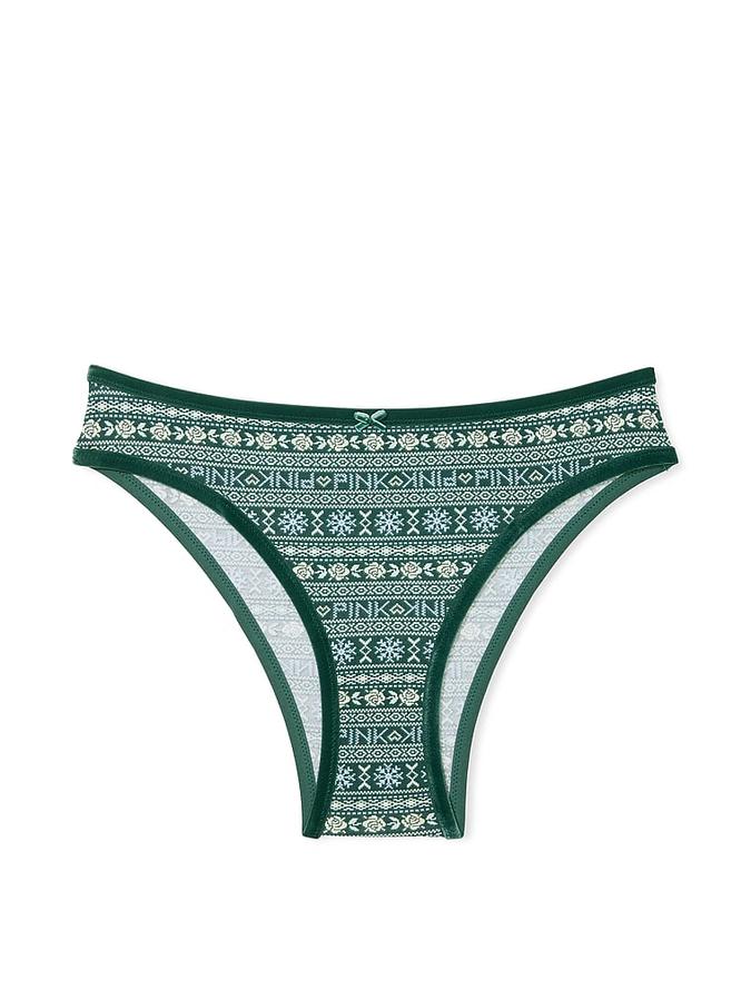Cotton Velvet-Trim Cheeky Panty image number 2