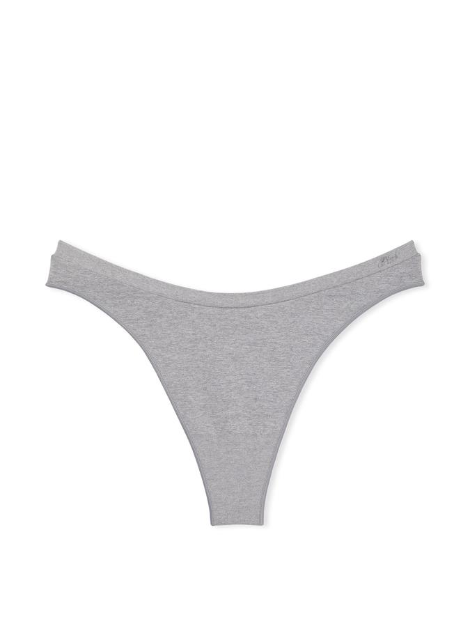 Seamless High-Leg Thong Panty image number 1