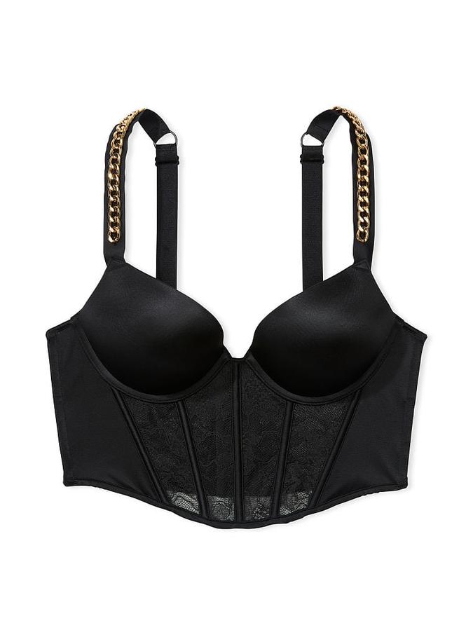 Bombshell Add-2-Cups Chain Strap Corset Top image number 0