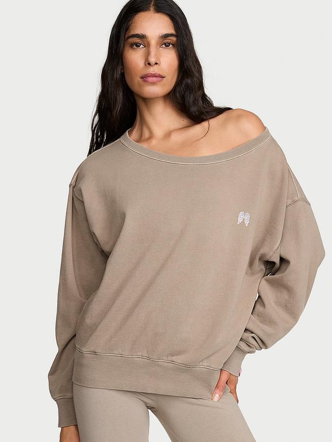 Off-Duty Terry Boatneck Sweatshirt