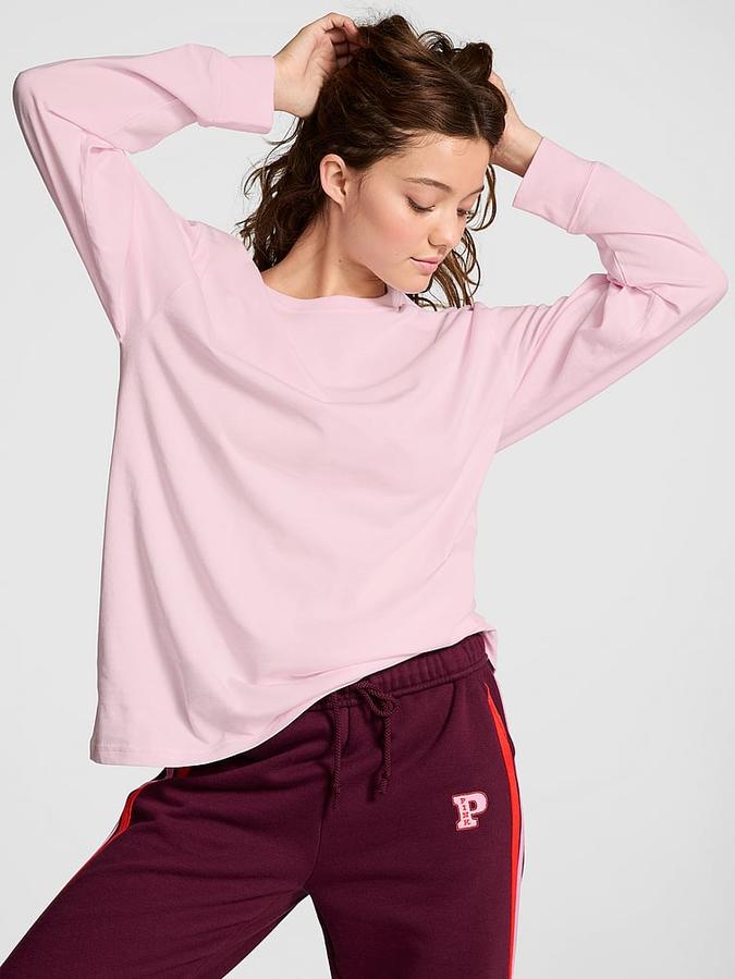 Campus Cotton Long-Sleeve Tee