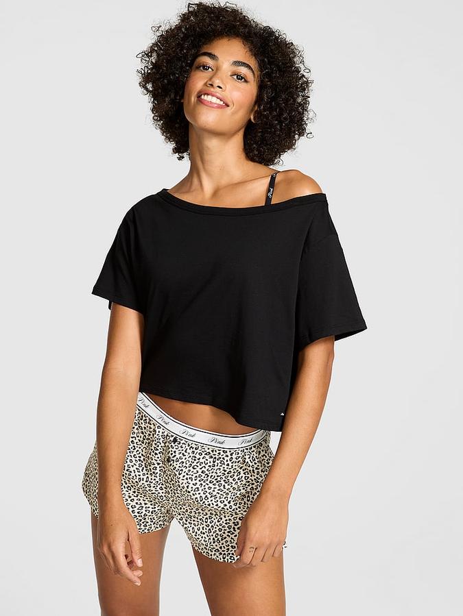 Slouchy Cropped Sleepshirt image number 0