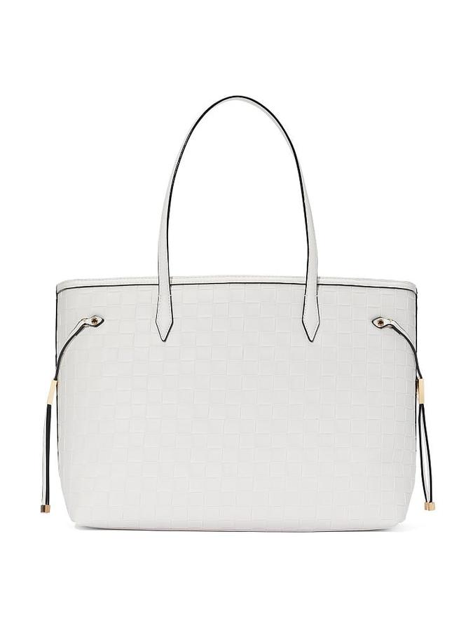 The Victoria Shoulder Tote White image number 1