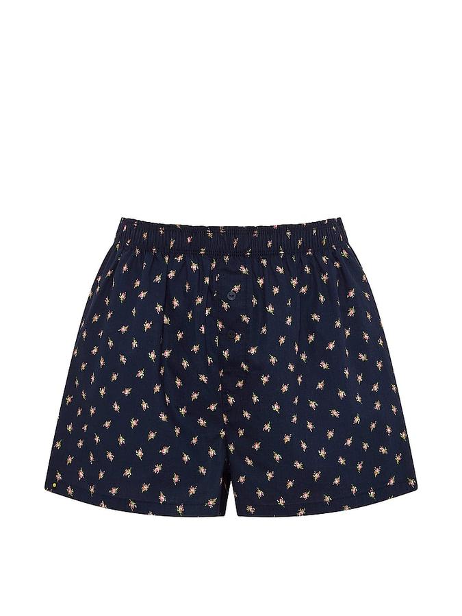 Cotton Boxy Pajama Shorts image number 2