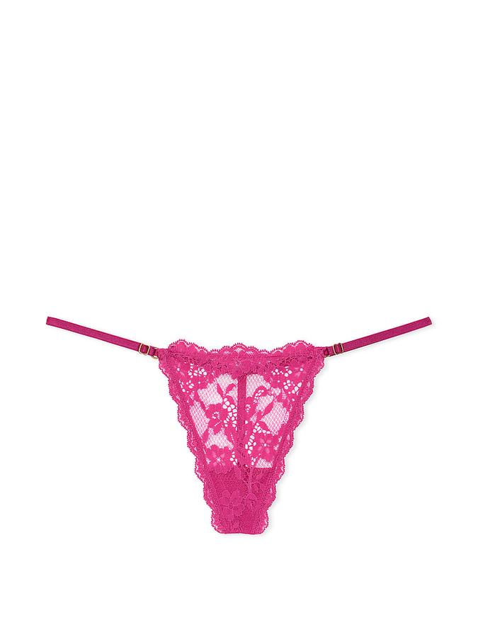Lace Adjustable V-String Panty image number 1