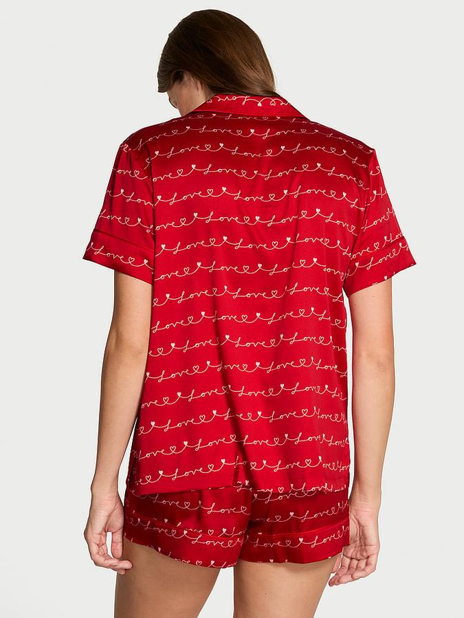 Signature Satin Short Pajama Set