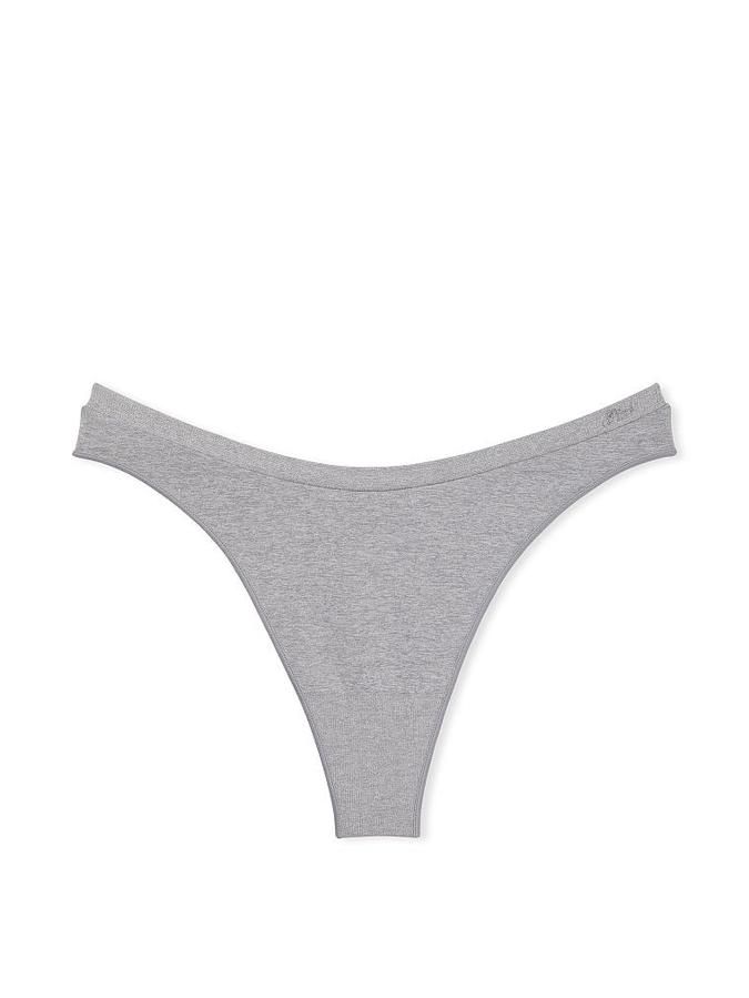 Seamless Scoop Thong Panty image number 1