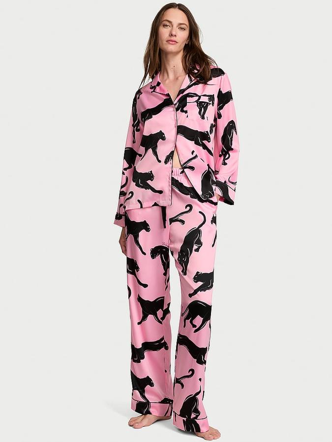 Signature Satin Long Pajama Set