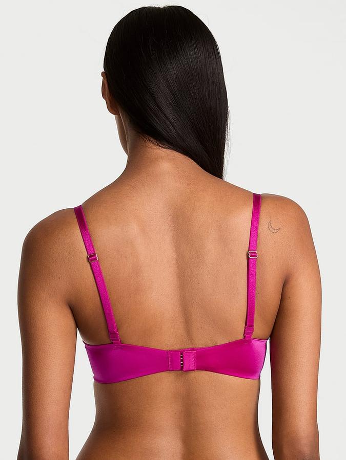 Smooth Lightly Lined Plunge Demi Bra image number 1