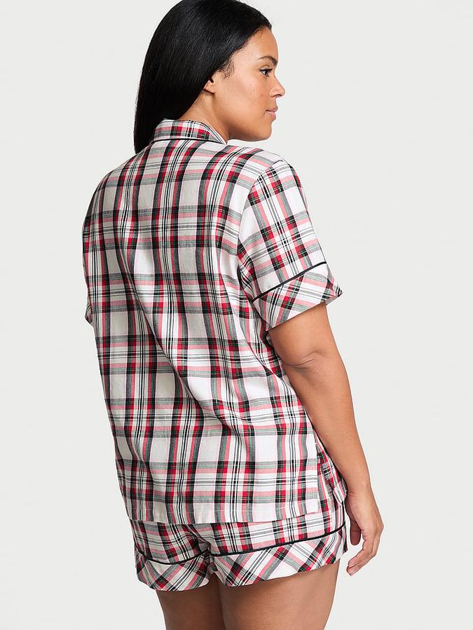 Flannel Short Pajama Set image number 1