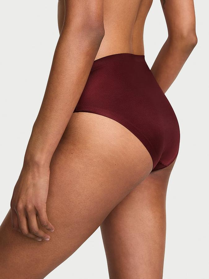 No-Show High-Shine Mid-Rise Bikini Panty