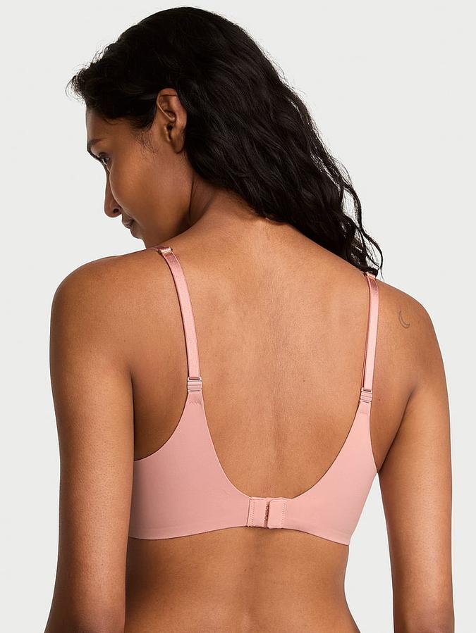 Smooth Lightly Lined Plunge Demi Bra