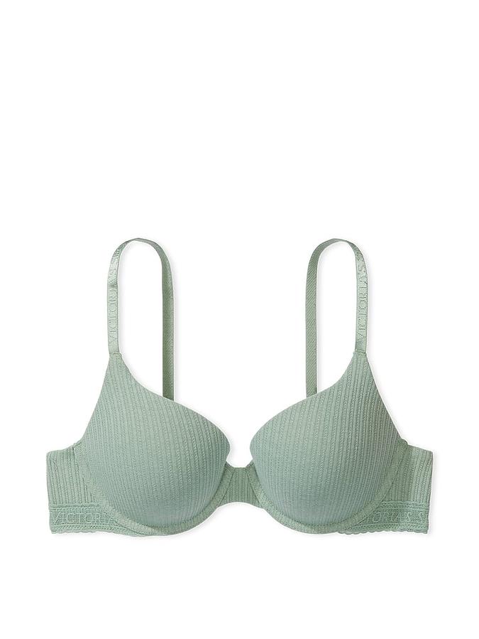 Push-Up Perfect Shape Pointelle Bra image number 0