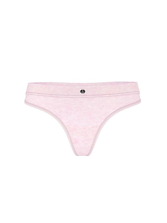 Logo Cotton Thong Panty image number 1