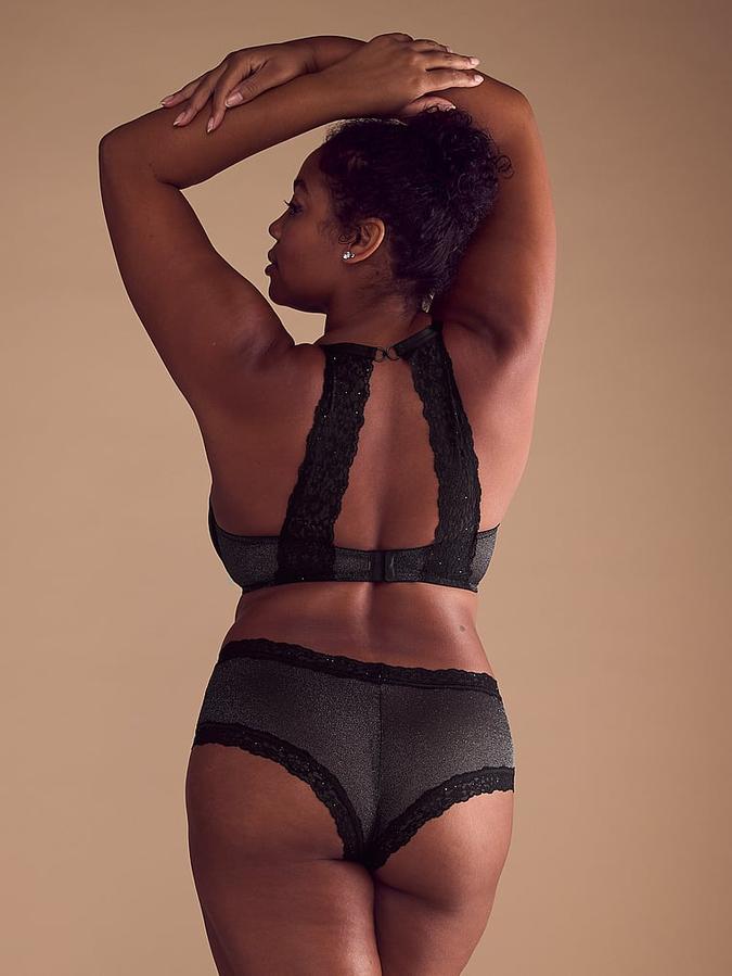 Sequin Posey Mesh Cheeky Panty image number 1