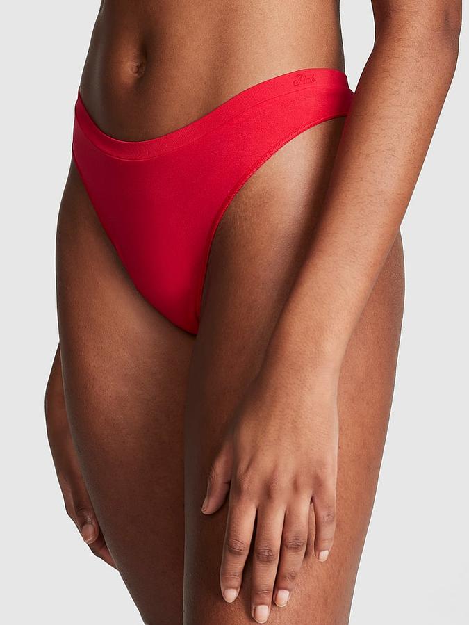 Seamless High-Leg Thong Panty