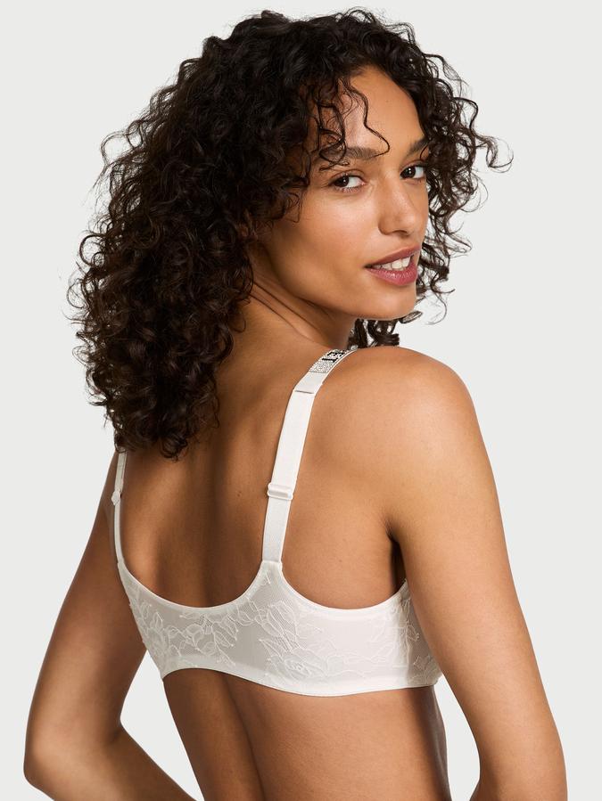 Shine Strap Lace Scoop Bralette image number 1