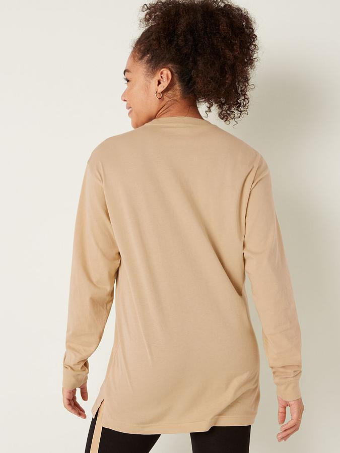 Cotton Long-Sleeve Campus T-Shirt image number 1