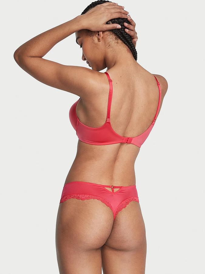 Smooth Cutout Back Thong Panty