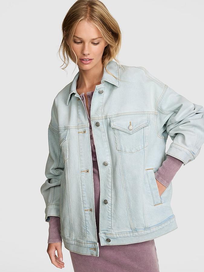 Denim by PINK Oversized Trucker Jacket