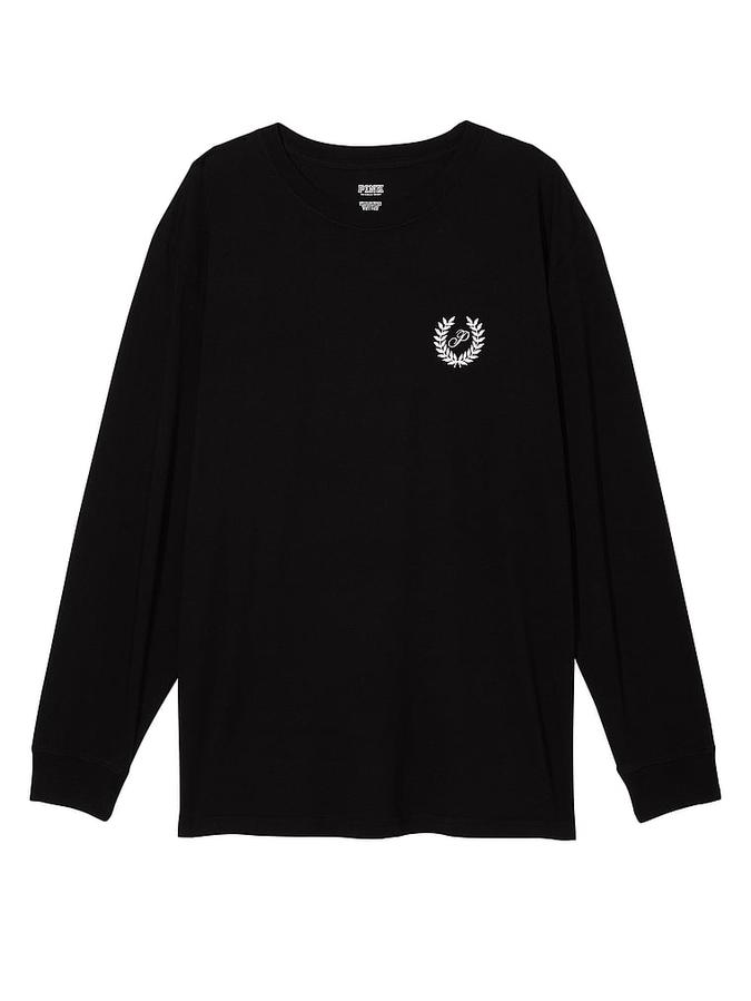 Oversized Long-Sleeve Campus Tee image number 2