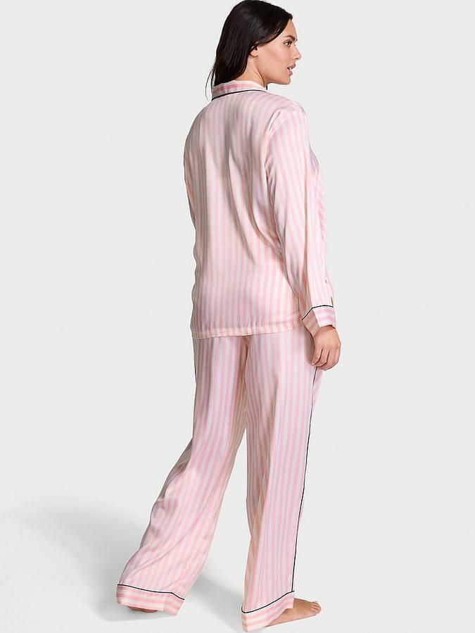 Signature Satin Long Pajama Set