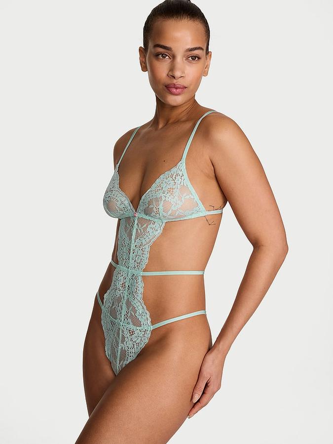 Dare to Dream Lace Strappy Triangle Teddy