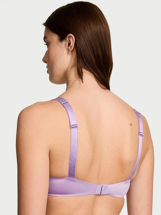 Shine Strap Push-Up Bra image number 1