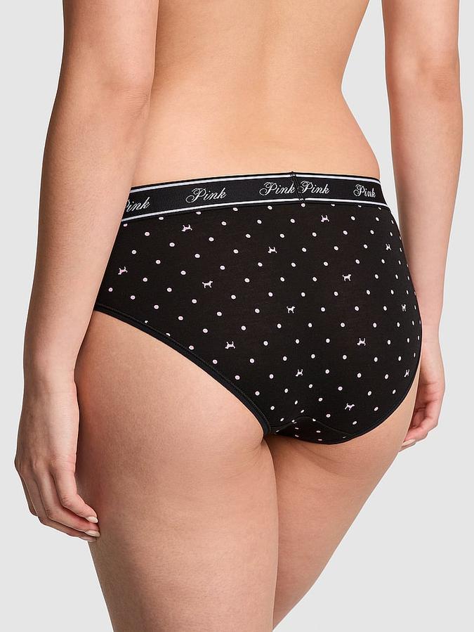 Logo Cotton Hiphugger Panty