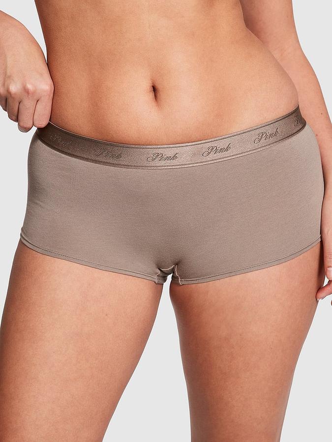Logo Cotton Boyshort Panty