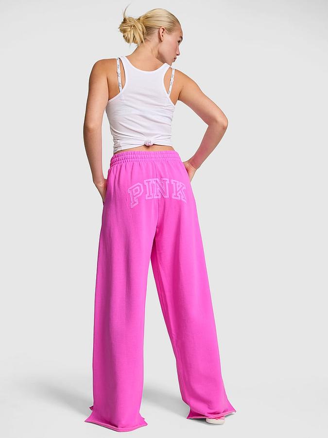 Campus Fleece? Wide-Leg Split-Hem Sweatpants