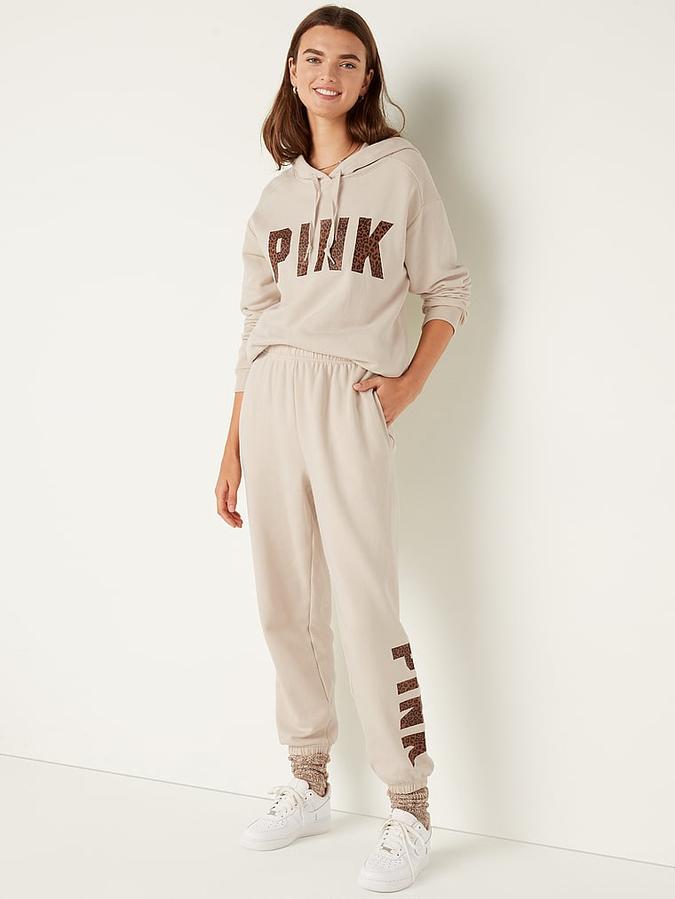 Fleece Baggy Campus Sweatpants image number 3