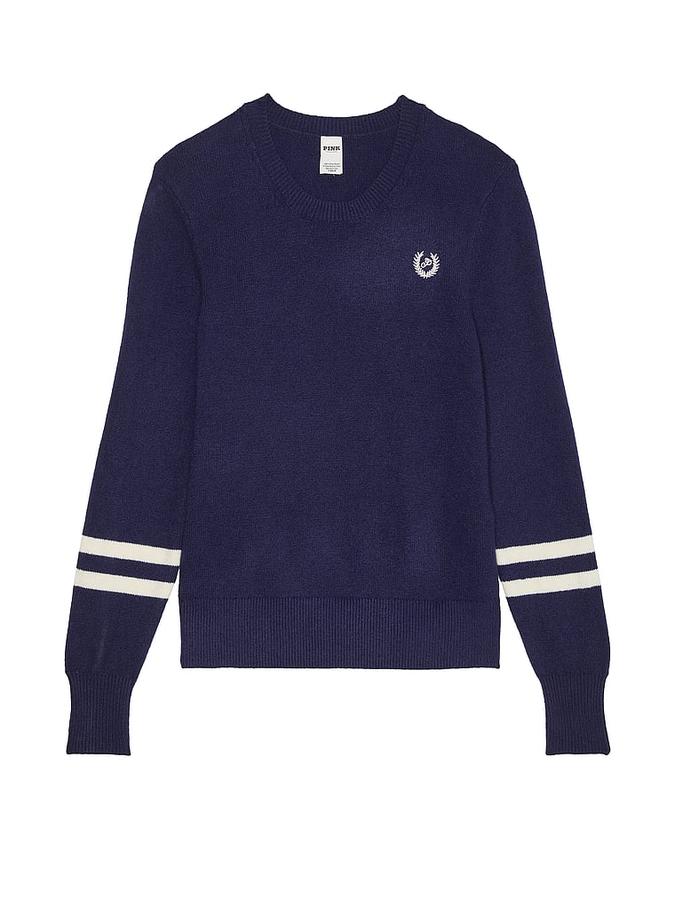 Collegiate Knit Crewneck Sweater image number 2