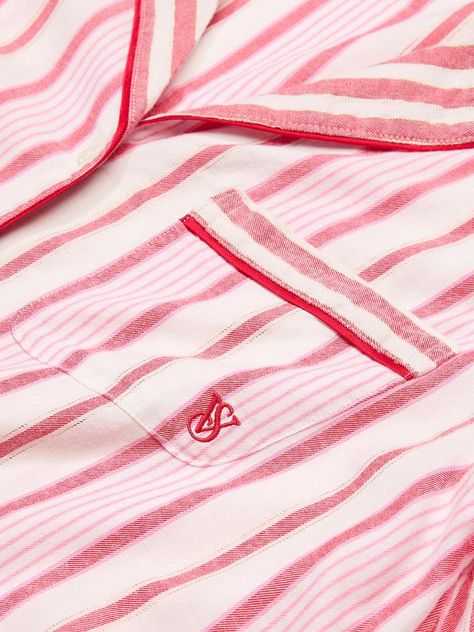 Flannel Long Pajama Set image number 3