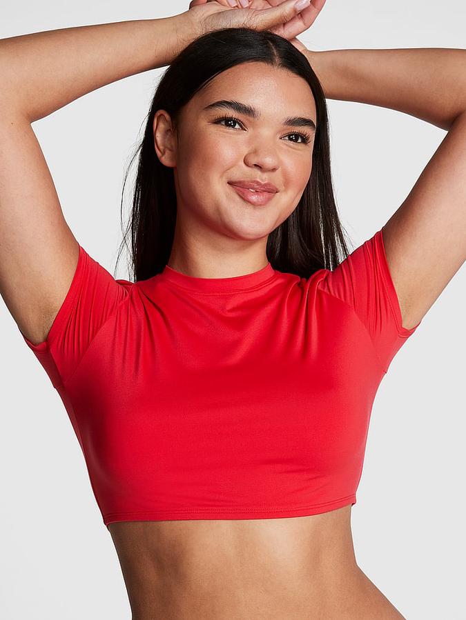 Base Stretch Crop Baby Tee image number 0
