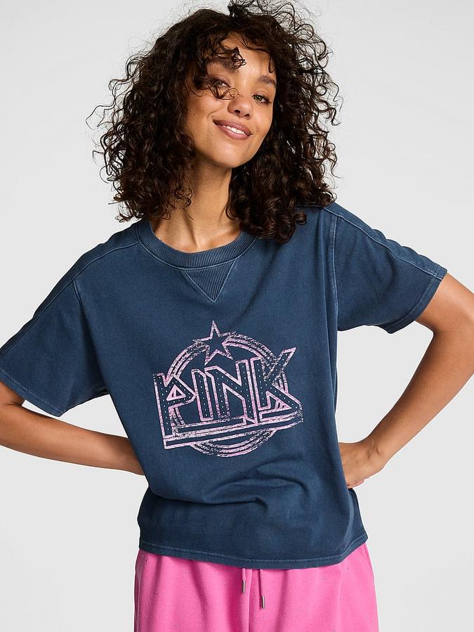 Retro Cotton Boxy Tee image number 0