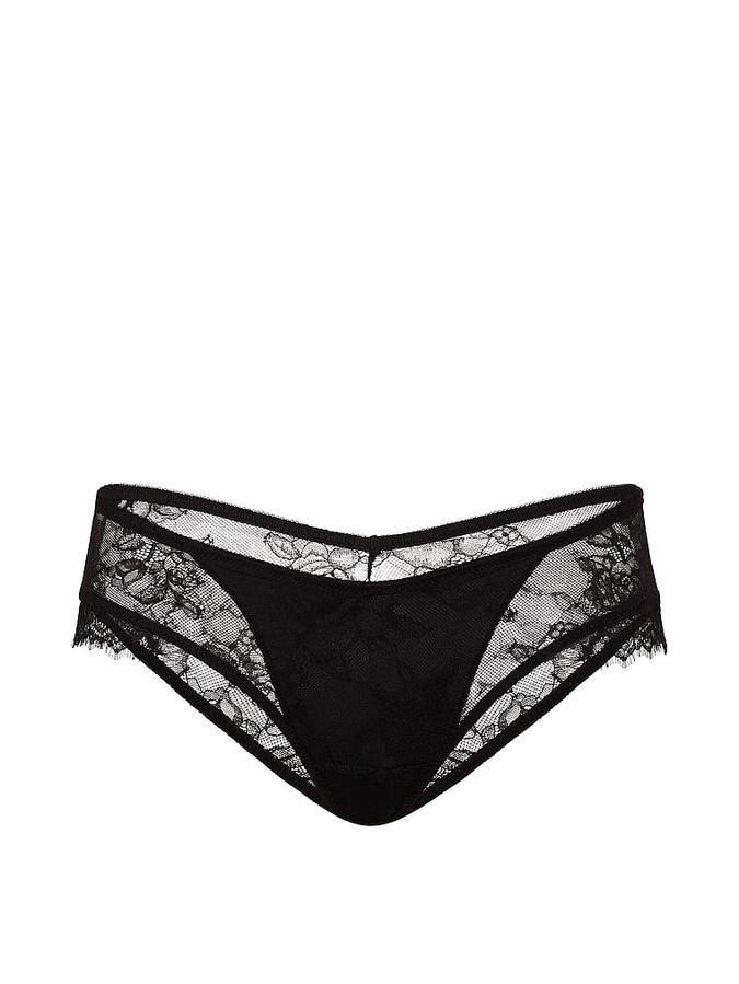 Rose Lace Overlay Cheeky Panty image number 2