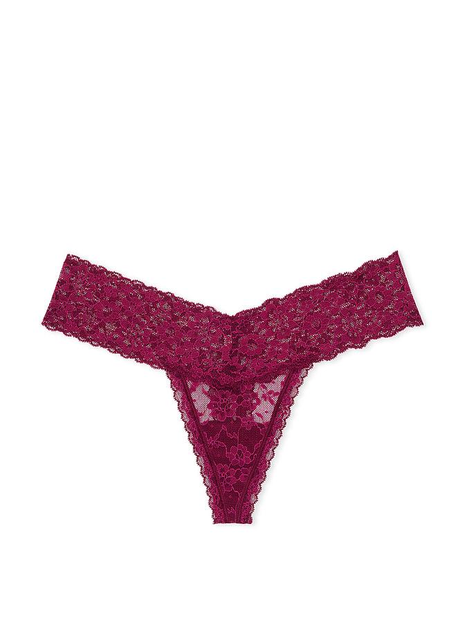 Lace Thong Panty image number 1