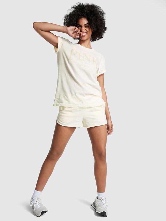Cotton Slub Short-Sleeve Campus T-Shirt image number 3