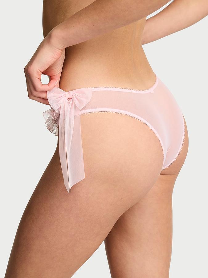 Blossom Embroidery Side-Tie Brazilian Panty