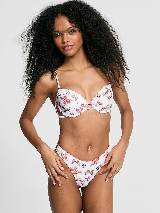 push up strappy bikini